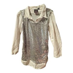 Self esteem girls brand, dressy shirt, long sleeve, size XL